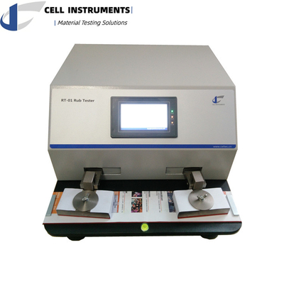 TAPPI T830 Fabric Textile Abrasion Resistance Ink Rub Tester For Ink Stability Testing About Smearing And Bleeding