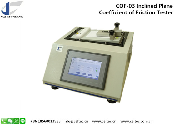 Static and Dynamic Friction Coefficients For Rubber /Film /PaperCoefficient of Friction Tester