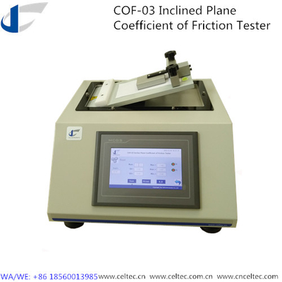Static and Dynamic Friction Coefficients For Rubber /Film /PaperCoefficient of Friction Tester