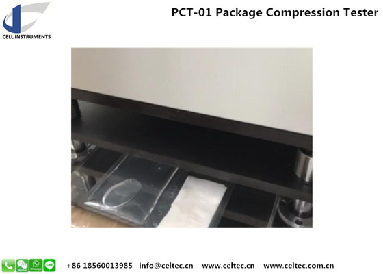 Package and carton constant compresssion tester compressive force tester