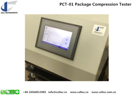 Package and carton constant compresssion tester compressive force tester