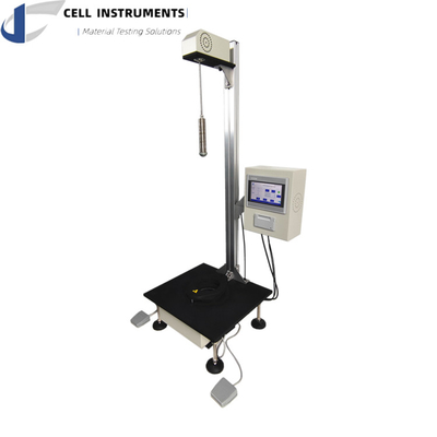 Falling Dart Impact Tester For Bopp Bag ASTM D1709 Packaging Testers Hmi Touch Screen Free Fall Drop Testing Equipment