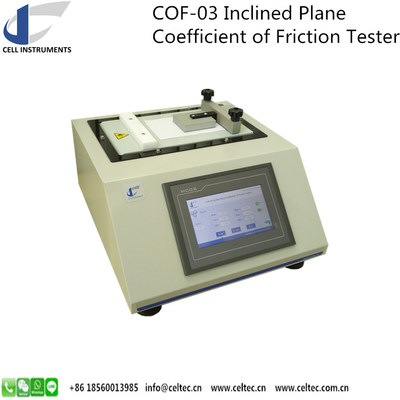 TAPPI T 815 INCLINED PLANE COF TESTER ASTM D 4918 AND ASTM D 202 COMPLIED COEFFICIENT OF FRICTION TESTER